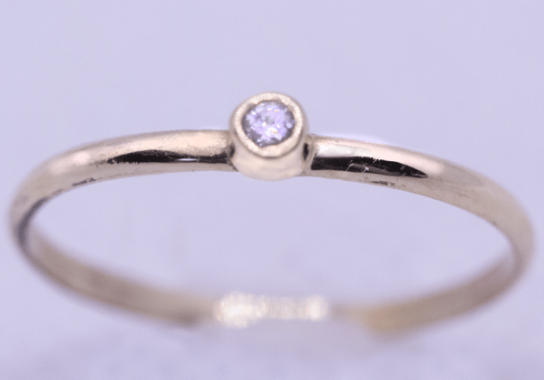 1mm diamond ring
