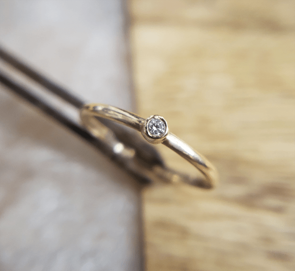 2mm Diamond Ring