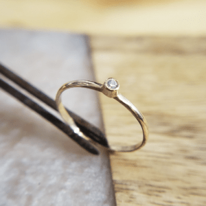 2mm Diamond Ring