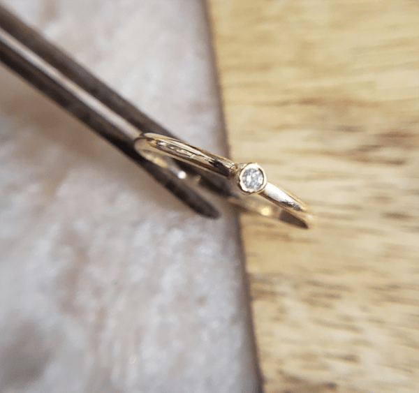 2mm Diamond Ring