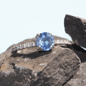 .85ct Sapphire Engagement Ring