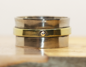 Nikel & Brass Wedding Band