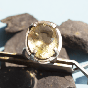 Lemon Quartz Ring