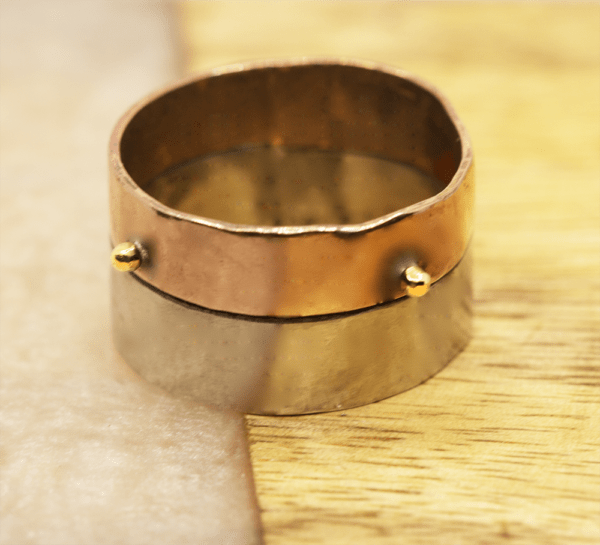Copper & Nikel Wedding Band