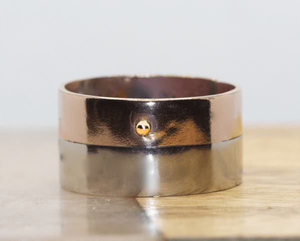 Copper & Nikel Wedding Band