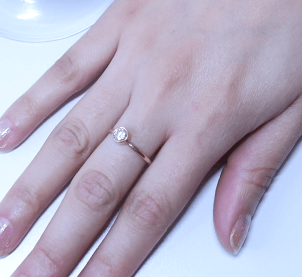 Moissanite Ring .50 ct