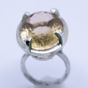 Lemon Quartz Ring