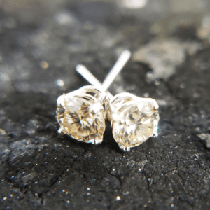 0.50 ct Moissanite Stud Earrings