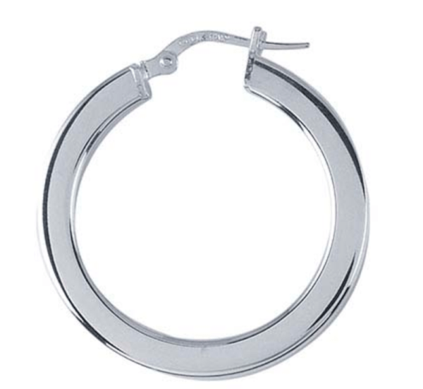 Silver Hoops