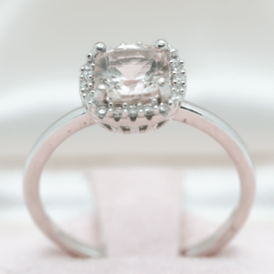 Pink Morganite Engagement ring