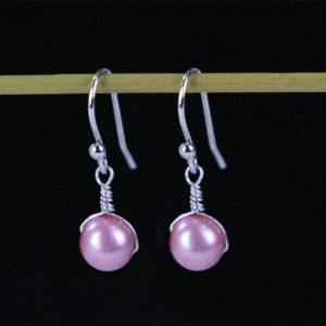 Pink Fresk water Pearl Earrings