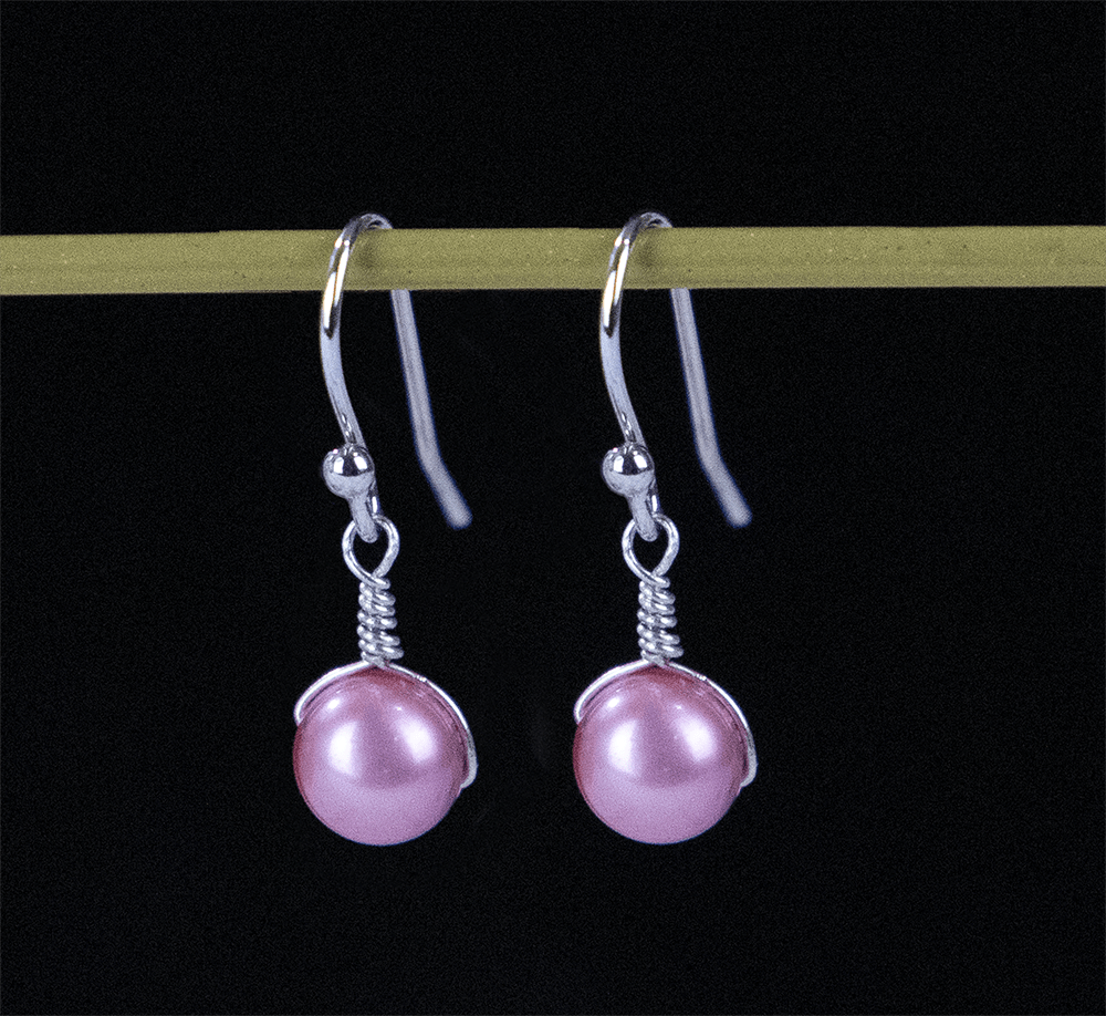 Pink Fresk water Pearl Earrings